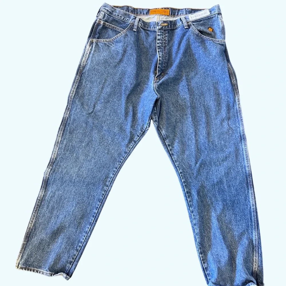 Wrangler Jeans Mens‎ 42x32 Blue FR Flame Resistant FR3W050 Workwear Utility